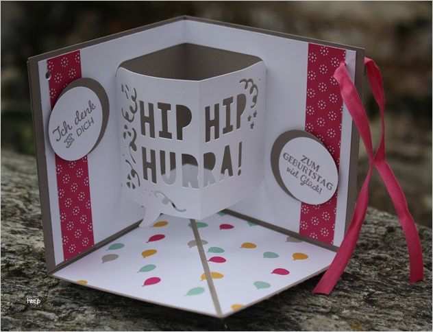 Pop Up Karte Geburtstag Vorlage Luxus Corner Pop Up Karte Thinlits Party In 3 D Su Frühjahr