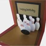 Pop Up Karte Happy Birthday Vorlage Erstaunlich Bowling Pop Up Card Birthday