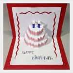 Pop Up Karte Happy Birthday Vorlage Fabelhaft Hướng Dẫn Làm Thiệp Pop Up Hình Bánh Chúc Mừng Sinh Nhật