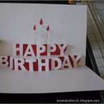 Pop Up Karte Happy Birthday Vorlage Genial Let S Make It Lovely Happy Birthday Pop Up Card