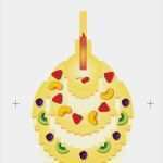 Pop Up Karte Happy Birthday Vorlage Wunderbar Kirigami Pop Up Geburtstagskarte torte Vorlage Paper Art