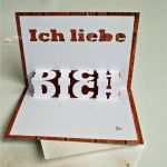 Pop Up Karte Hochzeit Vorlage Cool Steffies Hexenhaus Pop Up Karte Zum Valentinstag