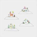 Pop Up Karten Weihnachten Vorlagen Fabelhaft Pop Up Karten Winter Pdf Weihnachten &amp; Advent Nach