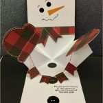 Pop Up Weihnachtskarten Vorlagen Fabelhaft Twisted Snowman Inside by Stampinmadame Mo