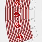 Popcorn Schachtel Vorlage Best Of Piece Popcorn Template