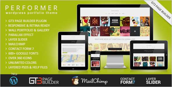 Portfolio Erstellen Vorlage Hübsch Performer Minimalistisches Portfolio Wordpress Vorlage
