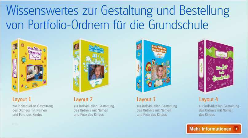 Portfolio Hort Vorlagen Angenehm Portfolio ordner Für Grundschule In 20 Verschieden Farben