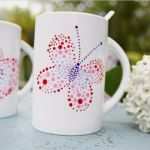 Porzellan Bemalen Vorlagen Cool Tassen Bemalen Einfache Anleitung Und 20 Inspirierende