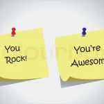 Positives Feedback Vorlage Großartig Einfache Eindeutig Positives Feedback Text Post It Notes