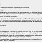 Post Bewerbung Vorlage Fabelhaft Bewerbung Beim Bundesamt Fuer Migration Und Fluechtlinge