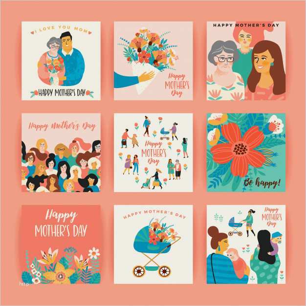 Poster Vorlagen Kostenlos Gut Schönen Muttertag Vektor Vorlagen Für Karte Poster