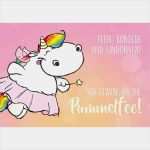 Postkarte Beschriften Vorlage Luxus Pummeleinhorn Postkarte Din A6 Nr 9 Pummelfee