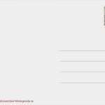 Postkarte Rückseite Vorlage Einzigartig Rückseite Postkarte