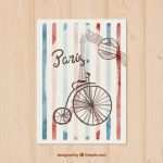 Postkarte Schreiben Vorlage Französisch Großartig Aquarell Eiffelturm Postkarte