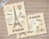 Postkarte Schreiben Vorlage Französisch Gut Retro Paris Postkarte