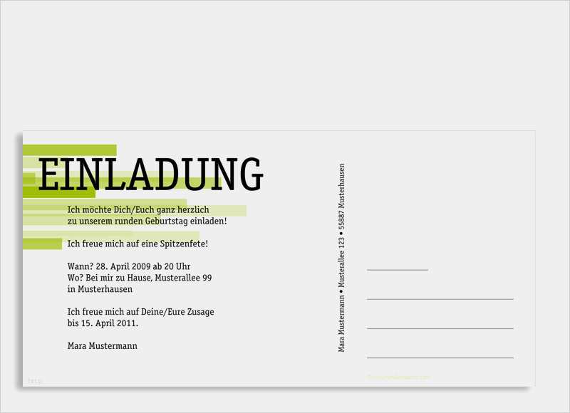 Postkarte Schreiben Vorlage Hübsch Geburtstagskarten Technik