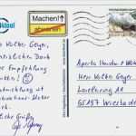 Postkarte Schreiben Vorlage Inspiration Wohnideen Wandgestaltung Maler Gestern Erreichte Mich