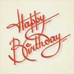 Postkarte Schreiben Vorlage Luxus Kalligraphie Alles Gute Zum Geburtstag Kunstvollen