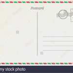 Postkarte Vorlage Post Schönste Alte Postkarte Vorlage Mit Winter Schneeflocken Postkarte