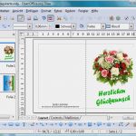 Postkarten Text Vorlage Erstaunlich Grusskarten Gestalten Mit Open Fice Draw Puter Treff