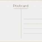 Postkartenformat Vorlage Inspiration Front and Back Postcard Template Blank Postcards for