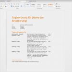 Powerpoint Agenda Vorlage Kostenlos Wunderbar Tagesordnung Für Eine Geschäftliche Besprechung