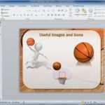 Powerpoint Animation Vorlagen Schön Animierte Basketball Powerpoint Vorlage