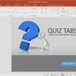 Powerpoint formen Vorlagen Hübsch Create A Quiz In Powerpoint with Quiz Tabs Powerpoint Template
