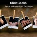 Powerpoint Fotoalbum Vorlage Wunderbar New Born Collage Baby Powerpoint Template 0810