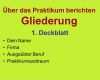 Powerpoint Gliederung Vorlage Großartig Über Das Praktikum Berichten Gliederung Ppt Video Online