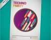 Powerpoint Plakat Vorlage Fabelhaft Techno Party Plakat Vorlage