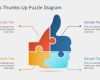 Powerpoint Puzzle Vorlage Download Angenehm 4 Step Thumbs Up Puzzle Powerpoint Template Slidemodel