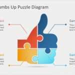 Powerpoint Puzzle Vorlage Download Angenehm 4 Step Thumbs Up Puzzle Powerpoint Template Slidemodel