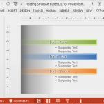 Powerpoint Smartart Vorlagen Erstaunlich Floating Smartart Bullet List for Powerpoint
