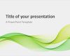 Powerpoint Vorlage Modern Gut Modern Green Waves Powerpoint Template