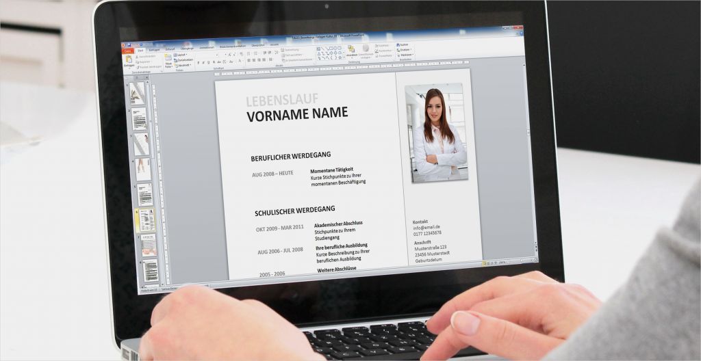 Powerpoint Vorlagen Bewerbung Hübsch Mit Powerpoint Bewerbungsvorlagen Erfolgreich Zum Job