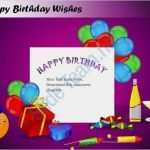 Powerpoint Vorlagen Geburtstag Schön Happy Birthday Wishes Powerpoint Presentation Slides