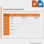 Powerpoint Vorlagen Projektmanagement Kostenlos Inspiration Vorlage Kommunikationsmatrix
