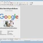 Praktikumsmappe Vorlage Pdf Hübsch Deckblatt Für Praktikumsmappe Mit Libre Fice Erstellen