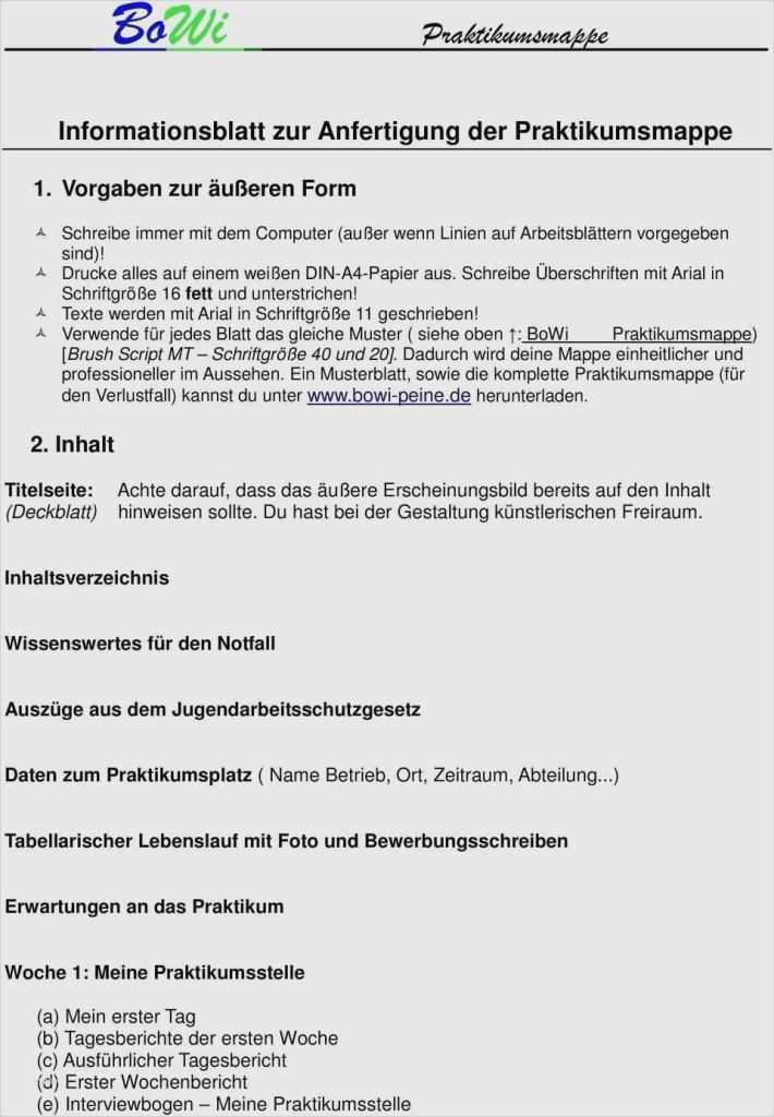 Praktikumsmappe Vorlage Pdf Wunderbar Tabellarischer Tagesbericht Praktikum Vorlage Genial