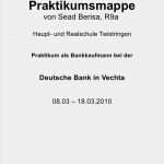 Praktikumsmappe Vorlage Realschule Bewundernswert Praktikumsmappe Sead Berisa