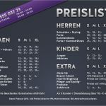 Preisliste Friseur Vorlage Download Fabelhaft Preise Crehairdrive Schönheit Nach Hause Bringen