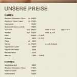 Preisliste Vorlage Friseur Großartig Preisliste Schnittpunkt Lisa Ihr Friseur In Kefermarkt