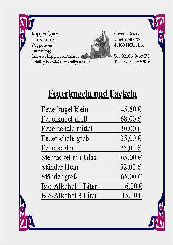 Preisliste Vorlage Word Süß Preisliste Ab 1 5 08