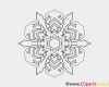 Preisschilder Drucken Vorlage Best Of Schneeflocke Muster Mandala Vorlage Zum Drucken Und Malen