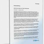 Pressemitteilung Muster Vorlage Elegant Pressemitteilung über Eröffnung Der Filiale Eines