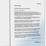 Pressemitteilung Muster Vorlage Großartig Pressemitteilung Eröffnung Filiale Hotel