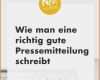 Pressemitteilung Schreiben Vorlage Beste 15 Pressemitteilung Aufbau