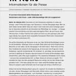 Pressemitteilung Schreiben Vorlage Cool 10 Pressemitteilung Beispiel