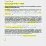 Pressemitteilung Schreiben Vorlage Erstaunlich 12 Pressemitteilung Vorlage